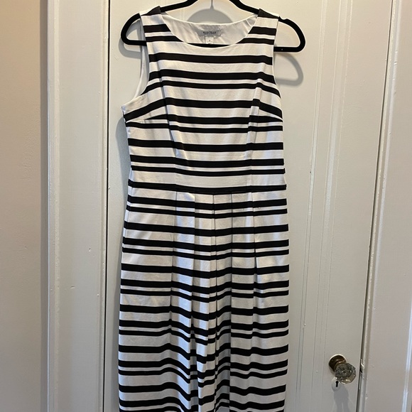 WHBM sleeveless cotton dress midi size 12 - Picture 1 of 5